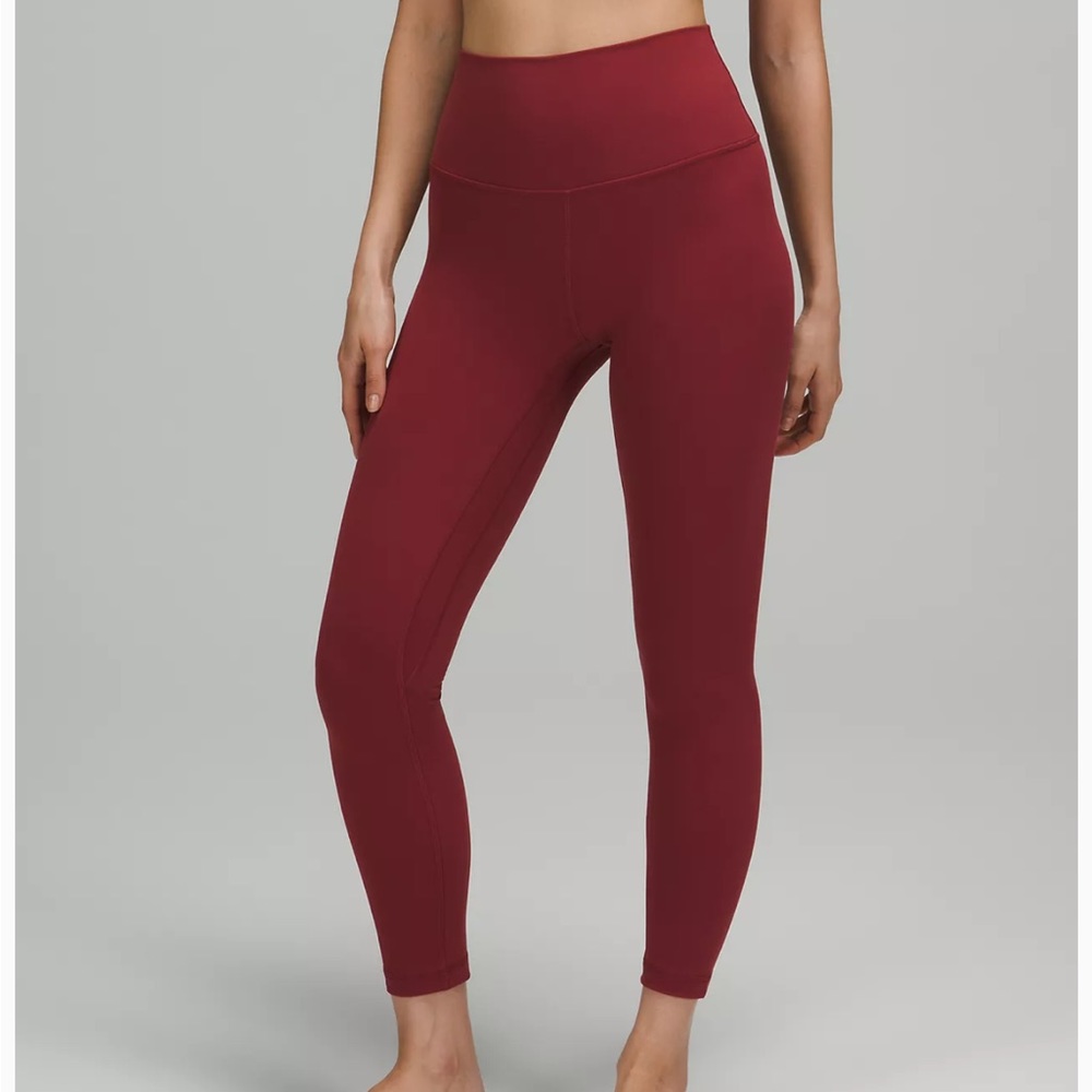 Lululemon Align 25” Red Leggings